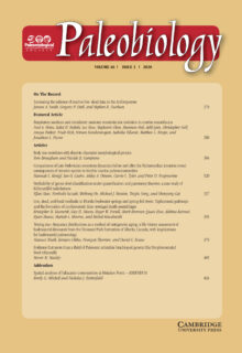 Zum Artikel "Data equity in paleobiology"